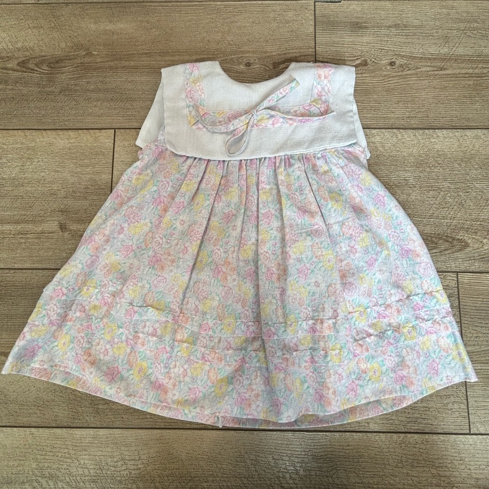 Vintage Floral Baby Dress